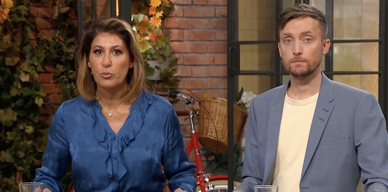 Rania Shamoun Olson och Axel Pileby rattade Nymo i fredags. Skärmavbild: TV4 Rania Shamoun Olson och Axel Pileby rattade Nymo i fredags. Skärmavbild: TV4